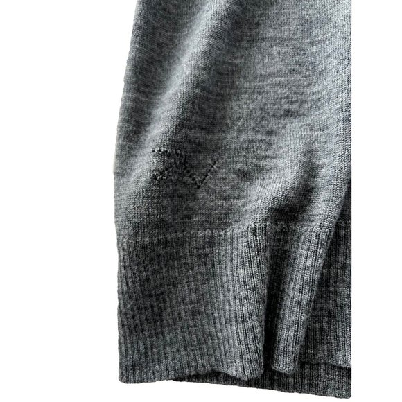 Zadig & Voltaire Jeremy Colorblock Grey Wool Sweater ( XL ) - Picture 8 of 9